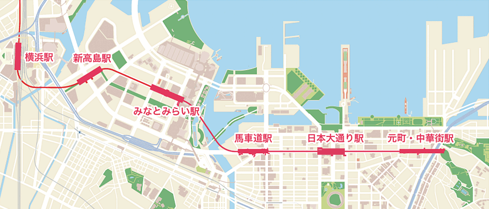路線図 乗り換え案内 みなとみらい線 横浜高速鉄道株式会社